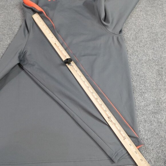 Under Armour Storm Golf Pullover L Gray 1/4 Zip Embroidered Witch on a Broom NEW - Picture 9 of 10